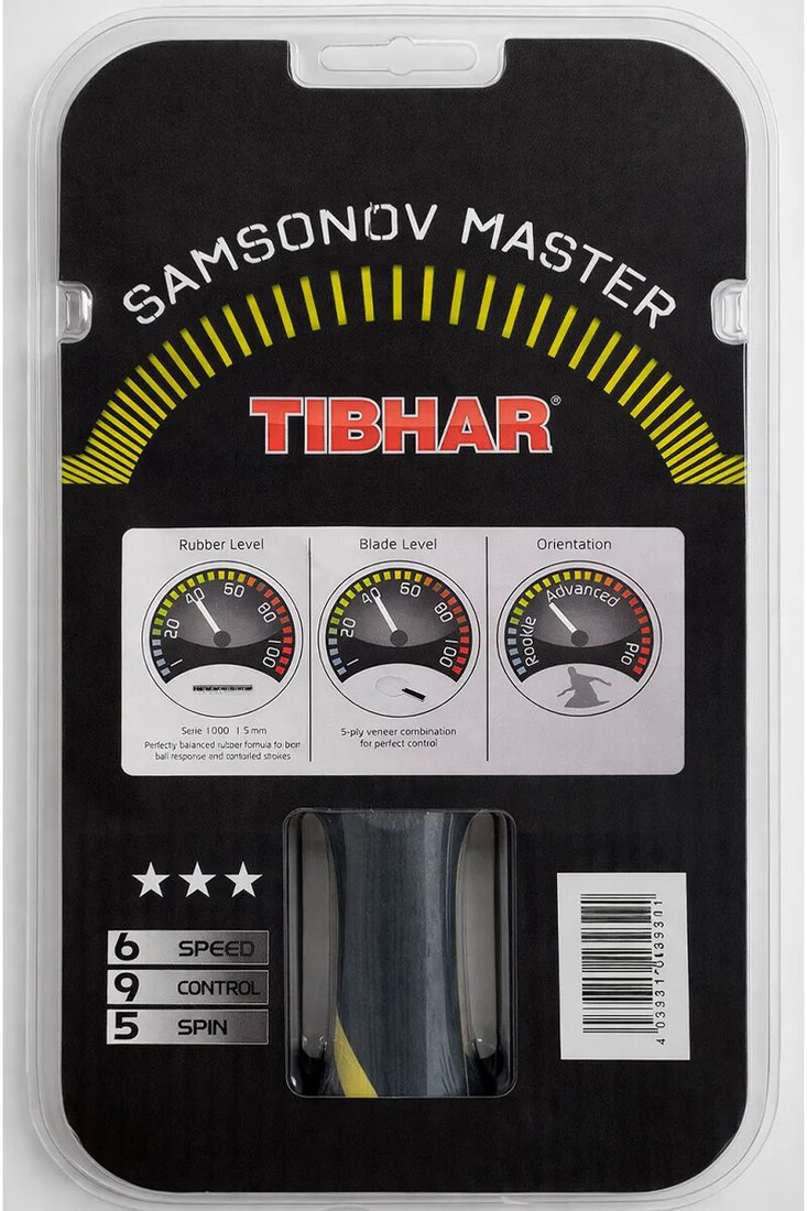 Ракетка для настольного тенниса Tibhar Samsonov Master 3*