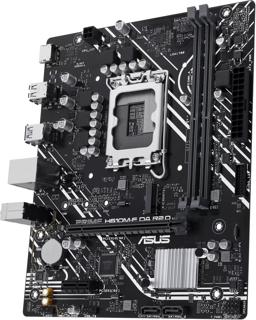 Материнская плата ASUS Prime H610M-F D4 R2.0