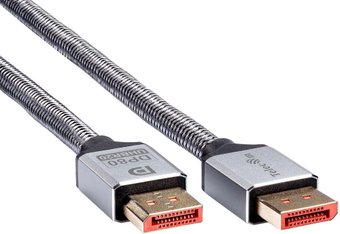 Кабель Telecom TCG850-2M DisplayPort - DisplayPort (2 м, серебристый/черный)