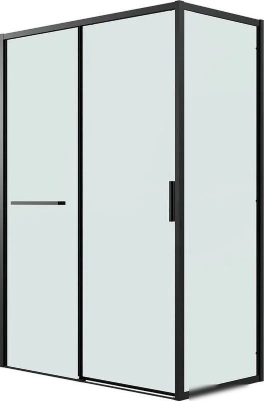 Душевая стенка Grossman Style 90x195 200.K33.05.90.21.00 (черный матовый, стекло прозрачное)