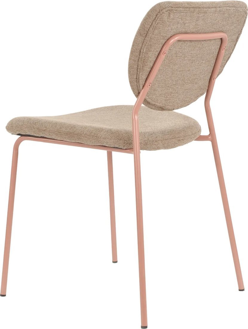 Стул Stool Group Gigi DRC-9155 (коричневый/ножки розовые)