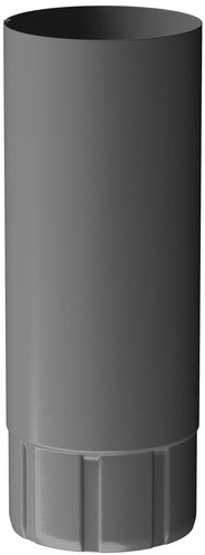 Кровля Docke Stal Premium Труба водосточная D90 1 м (графит 7024)