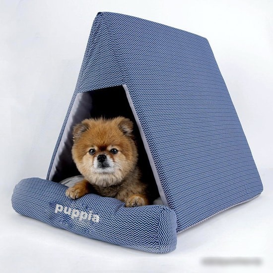 Домик Puppia Wave Check OASD-AU6036-NY-FR (синий)