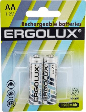 Аккумулятор Ergolux NHAA1500BL2 (2 шт)