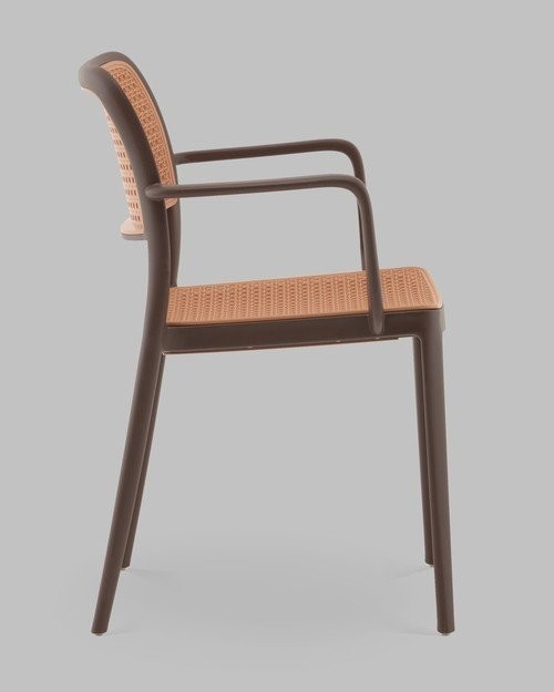 Стул Stool Group Yona с подлокотниками PP-297 (коричневый)