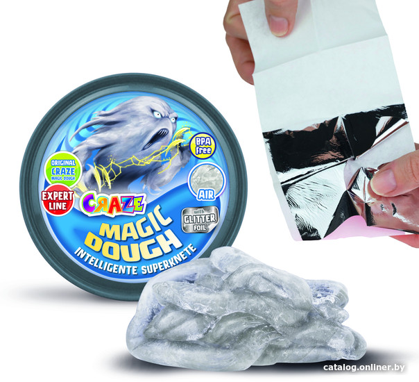 Тесто для лепки Craze Magic Dough Попрыгунчик Воздух 34903.F (прозрачный)