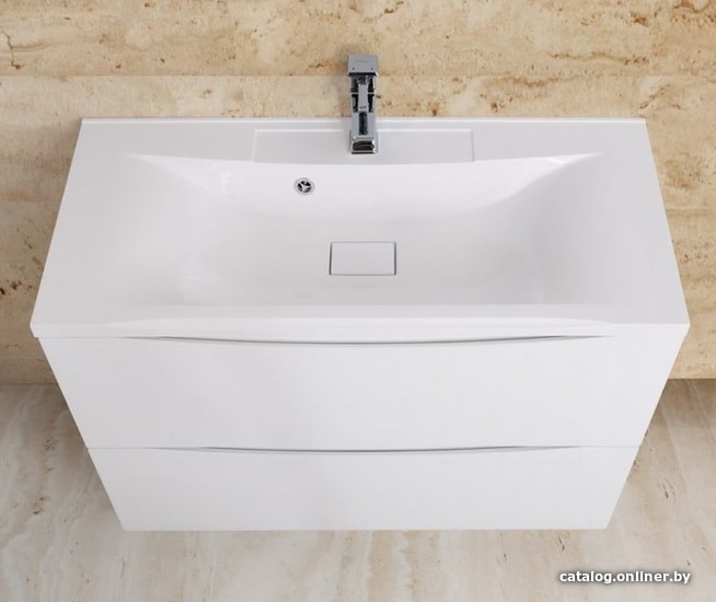 BelBagno Тумба под умывальник Marino-1000-2C-PIA-BL-P (bianco lucido)