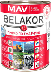 Грунт-эмаль MAV Belakor-15 1 л (белый матовый)