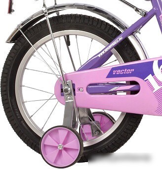 Детский велосипед Novatrack Vector 16 2022 163VECTOR.LC22 (фиолетовый)