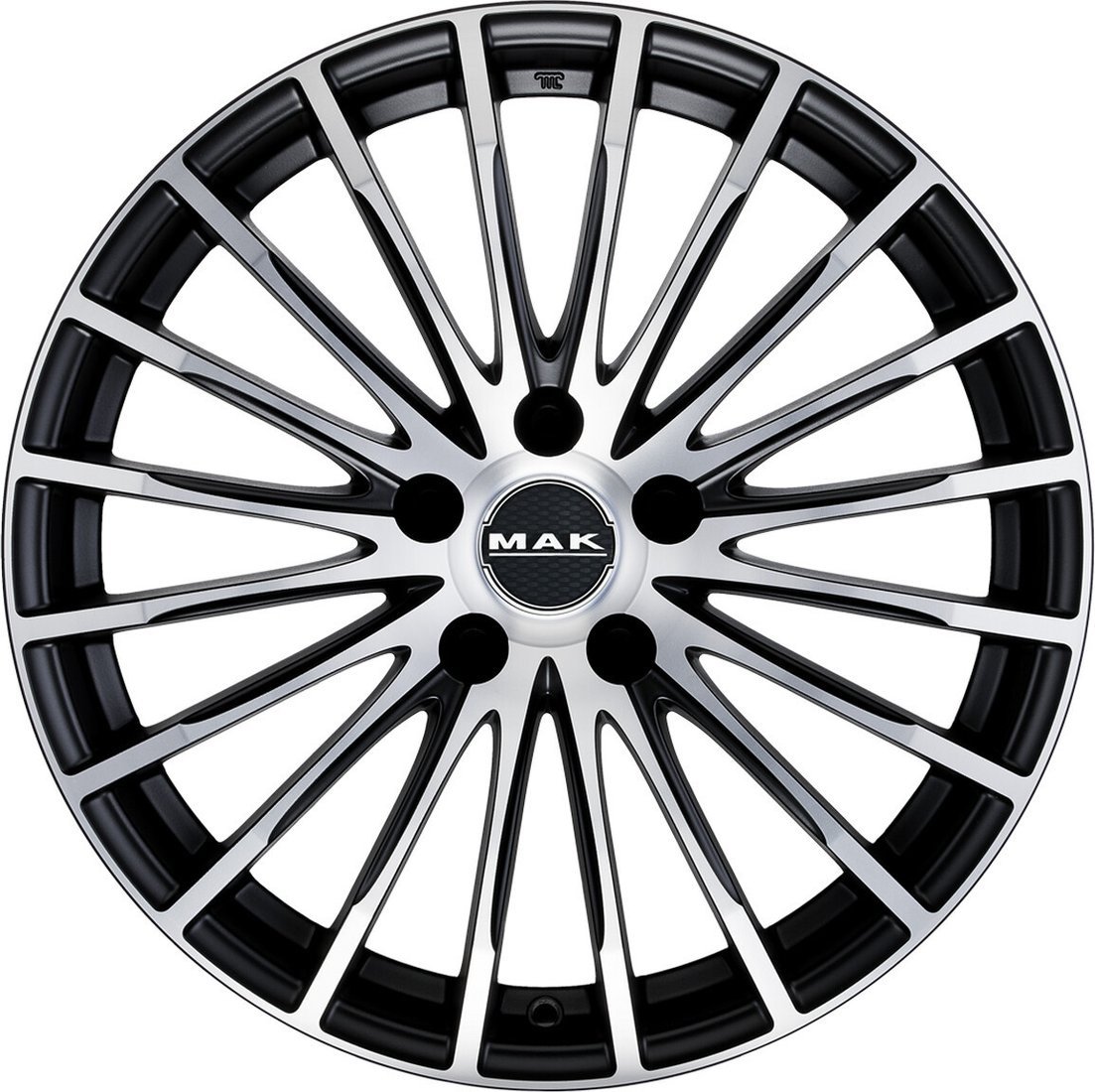 Литые диски MAK Fatale 17x7.5" 5x100мм DIA 56.1мм ET 48мм Ice Black