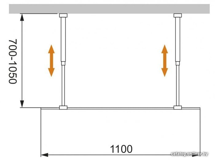 Душевая стенка Cezares LIBERTA-L-2-110-BR-Cr