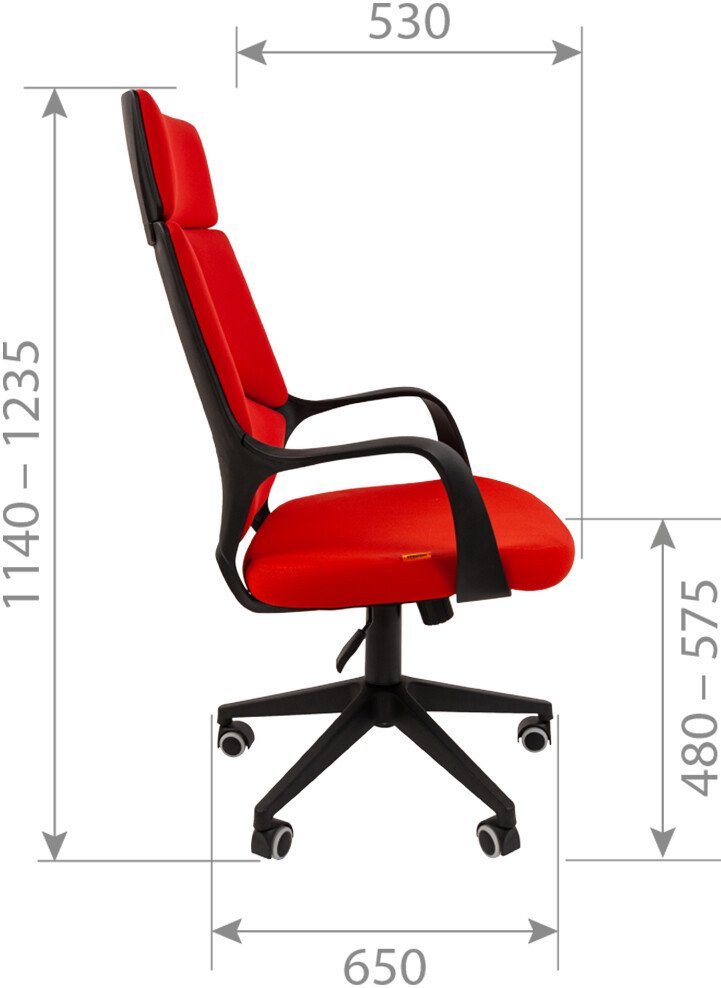 Офисное кресло CHAIRMAN 525 (T-02 голубой)