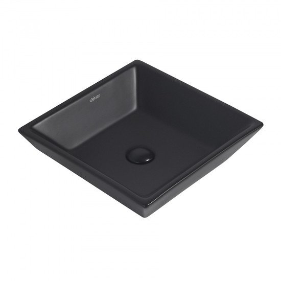 Умывальник Abber Rechteck AC2214MB (черный матовый)