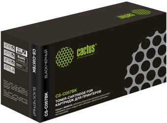 Картридж CACTUS CS-C057BK (аналог Canon 057BK)
