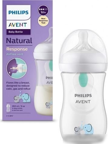 Бутылочка для кормления Philips Avent Natural Response с клапаном AirFree SCY673/81 (260 мл)