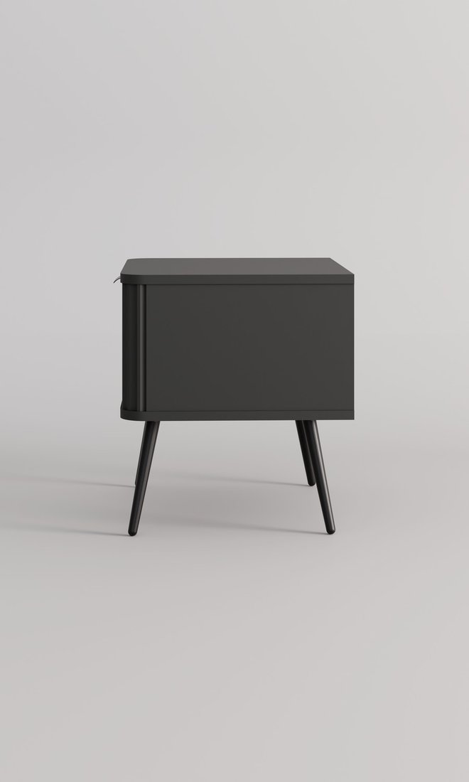 Тумба Arvento Rondo 1S (графит/дарк грей)