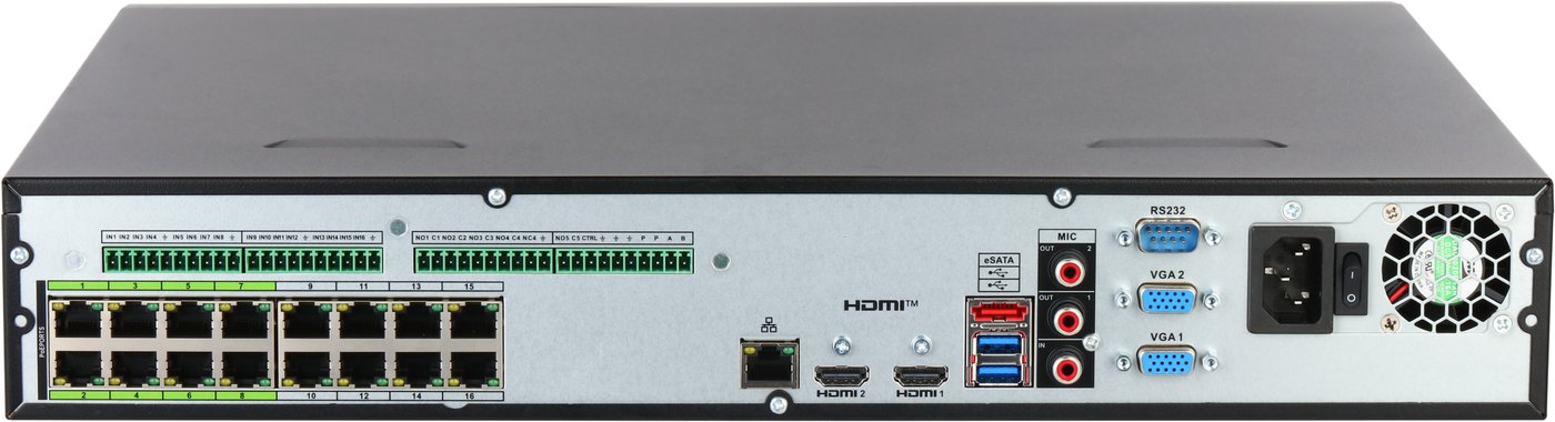 Сетевой видеорегистратор Dahua DHI-NVR5416-16HP-EI2