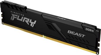 Оперативная память Kingston FURY Beast 8ГБ DDR4 3200 МГц KF432C16BB/8WP