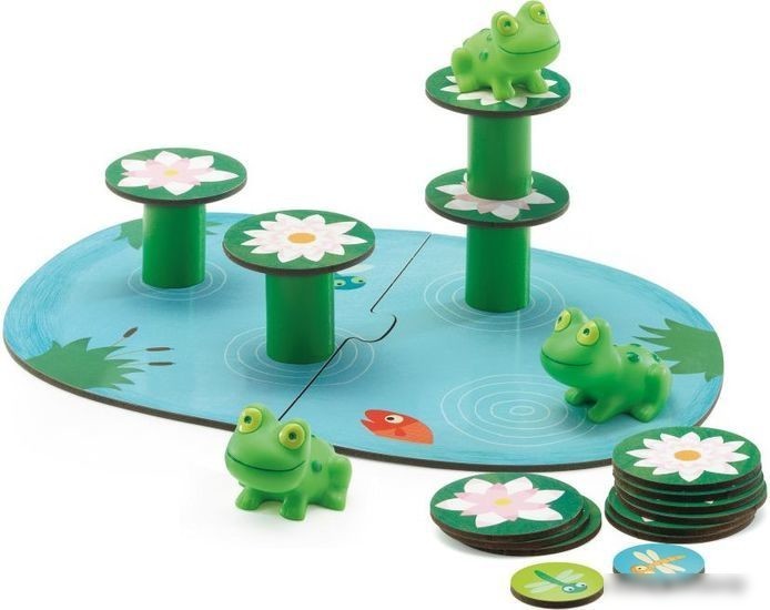 Настольная игра Djeco Лягушачий балансир 08554