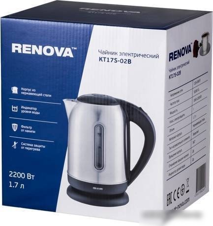 Электрический чайник Renova KT17S-02B