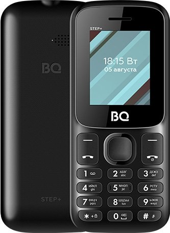 Кнопочный телефон BQ BQ-1848 Step+ (без з/у, черный)