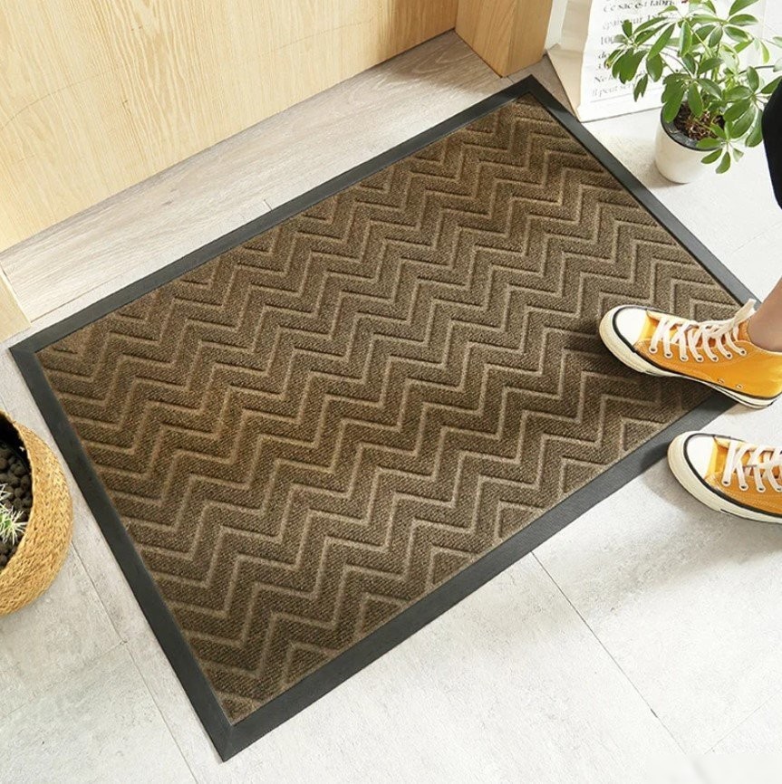 Придверный коврик Mio Tesoro C0015590E (60x90, бежево-коричневый)