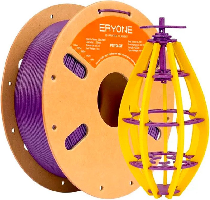 Филамент Eryone Glass Fiber PETG B0221005 (1.75мм, 1кг, Purple)