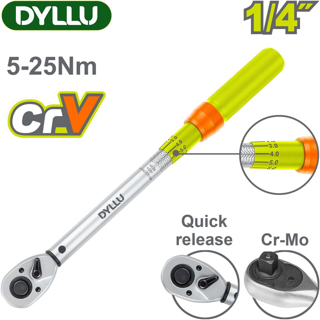 Динамометрический ключ Dyllu DTWQ1D14 Динамометрический ключ Dyllu DTWQ1D14
