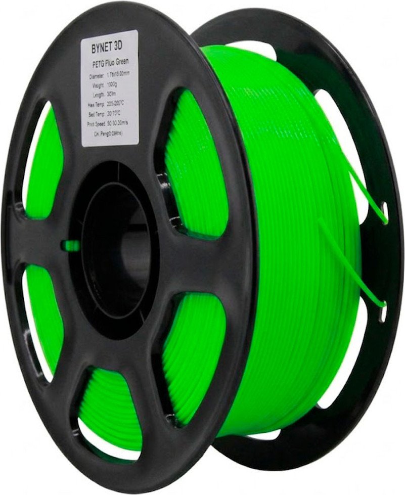 Филамент BYNET3D PETG BN_PETG0_FG (Fluo Green)
