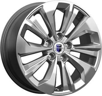 Литые диски K&K Авиор 17x7" 5x114.3мм DIA 67.1мм ET 40мм Дарк платинум брайт