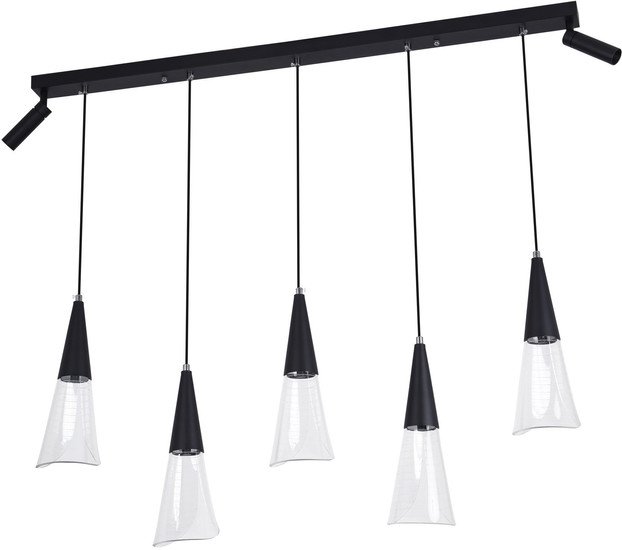 Подвесная люстра LED4U L7105-7 BK