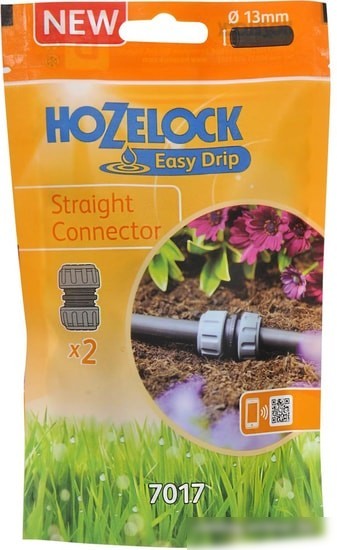 Коннектор Hozelock Straight 7017 (2 шт)