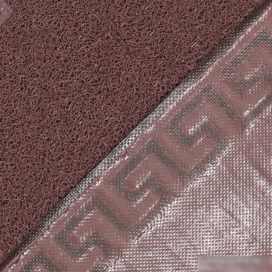 Придверный коврик SunStep Spongy Меандр 50х80 38-312 (коричневый)