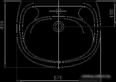 Умывальник Santeri Воротынский 57.1x45.4 [1.3111.7.S00.10B.0]