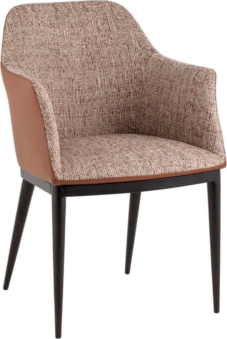 Стул с подлокотниками Stool Group Itan NC DC1122 997-7+ PU8161s (коричневый)