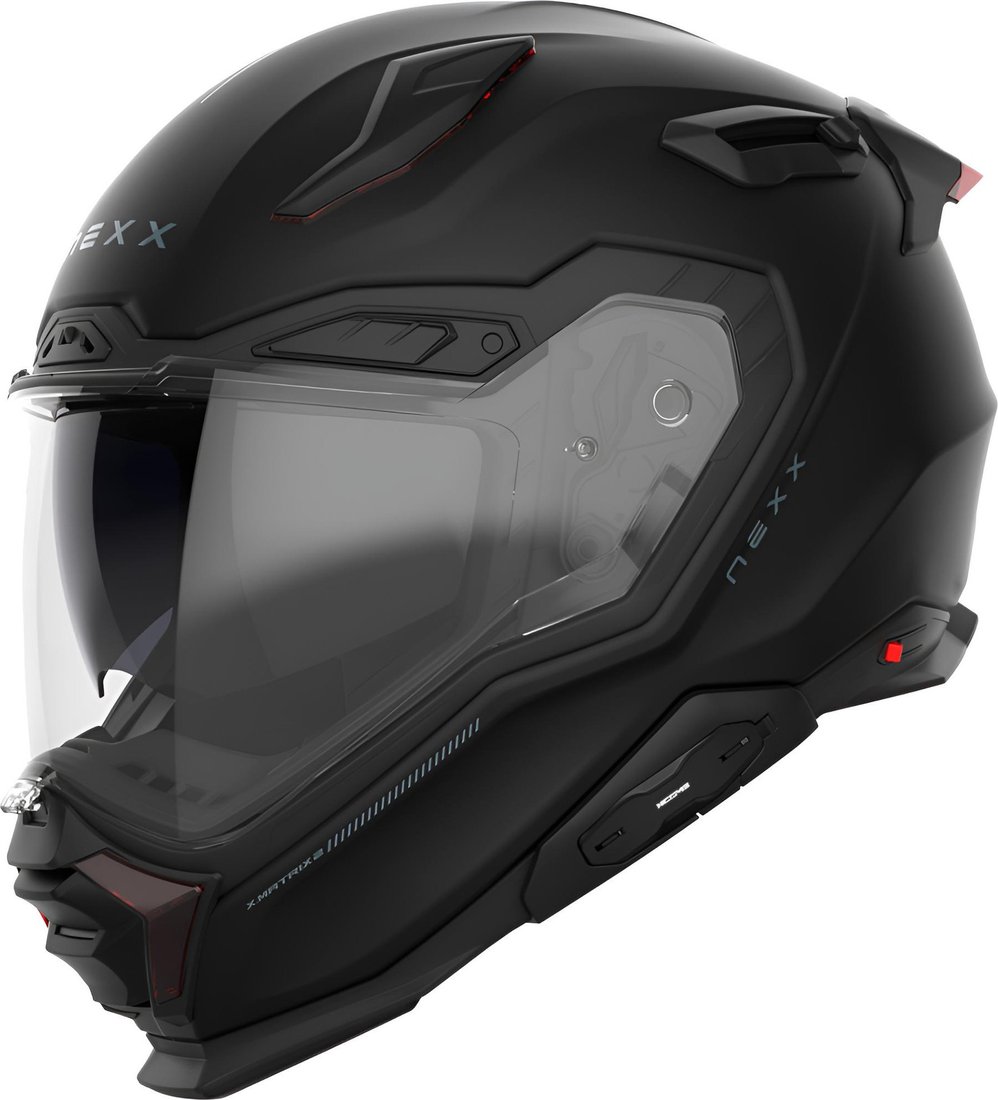 Мотошлем Nexx Helmets X.WST3 Plain (2XL, черный)