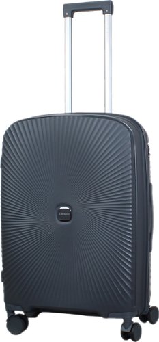 Чемодан-спиннер Eurobags PP-N81 (M, графит)