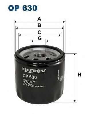 Масляный фильтр Filtron OP630