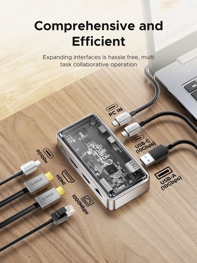 Док-станция Orico TM10-6CP-GY-EP