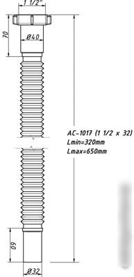 Сифон Орио AC-1017