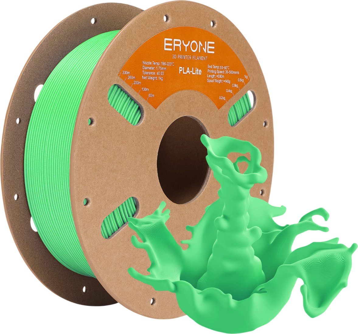 Филамент Eryone PLA-Lite B0351006 (Grass Green)