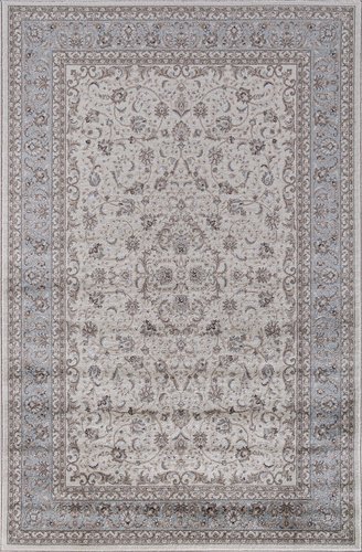 Ковер для жилой комнаты Merinos Valencia Deluxe F014-STAN-CREAM-L.BLUE (3x4)