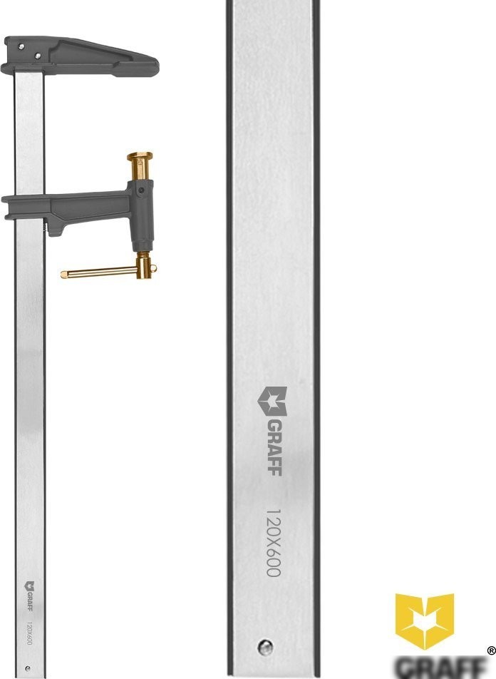 Струбцина Graff 120х600мм FCS126 Expert 2406009