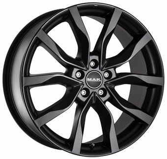 Литые диски MAK Highlands 20x9.5" 5x120мм DIA 72.6мм ET 40мм Matt Black