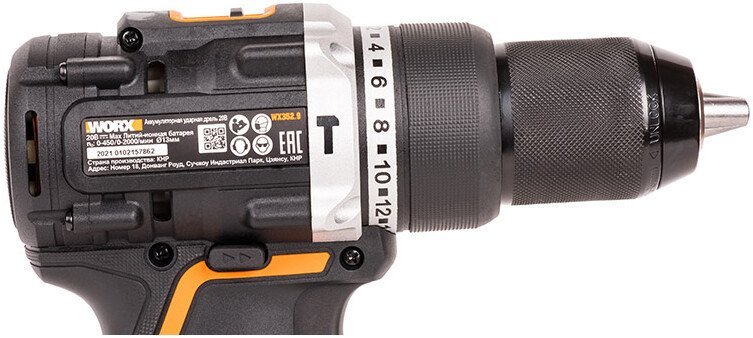 Ударная дрель-шуруповерт Worx WX352.9 (без АКБ)