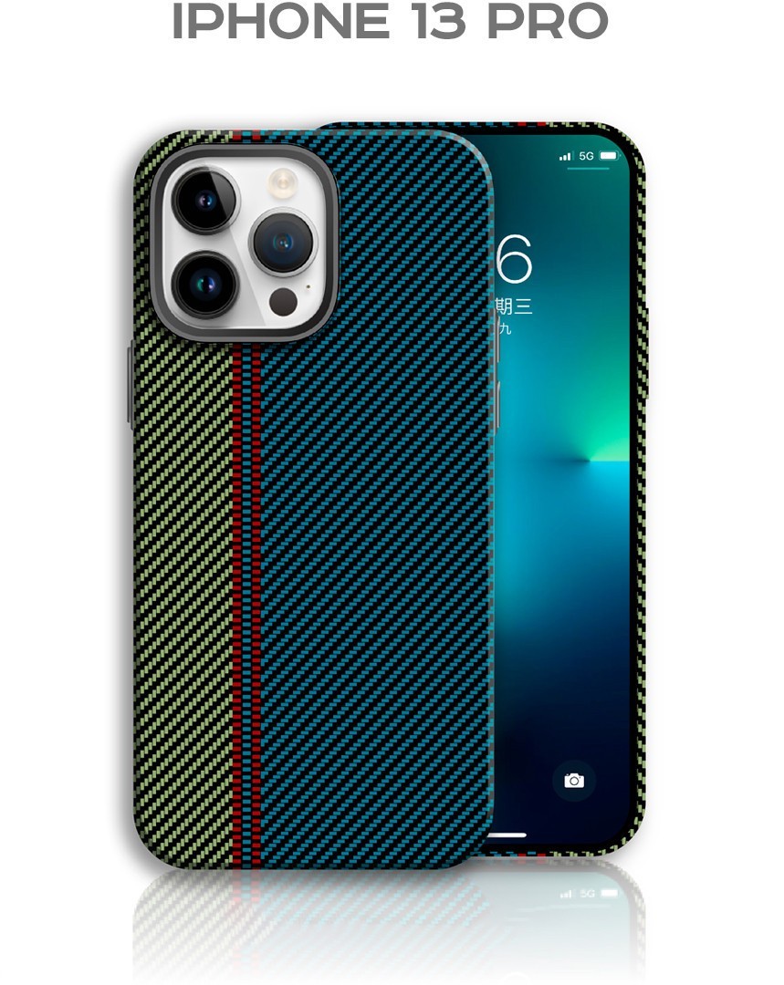 Чехол для телефона Luxo Пути сошлись J219 для Apple iPhone 13 Pro (изумрудный/болотный)
