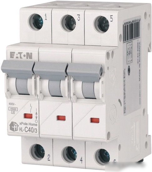 Выключатель автоматический Eaton HL-C403 3P 40A C 4.5кA 3M 194795