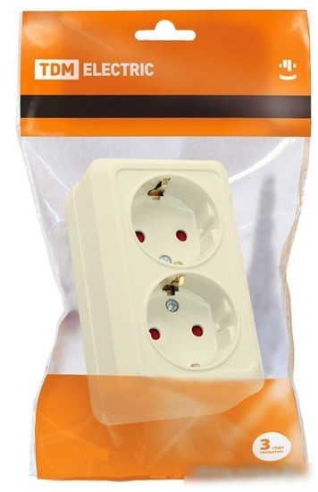 Розетка TDM Electric Ладога SQ1801-0066