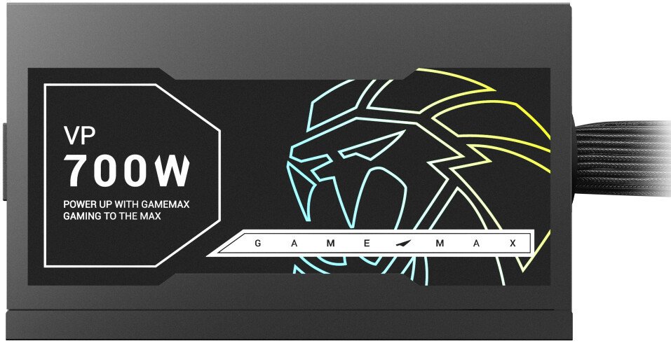 Блок питания GameMax VP-700S ATX 3.1 (черный)