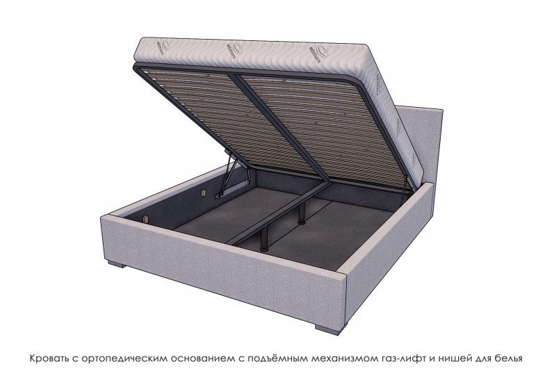 Кровать Elmax Модена 120x200 Газ-лифт (Glory 24)